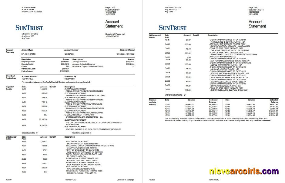 USA SunTrust Bank 2p